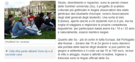 Articolo L'ECO DI BERGAMO.it 22/04/2011