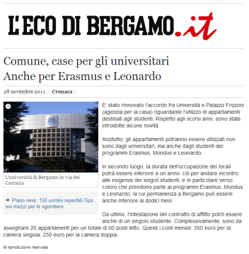 Houses for university students