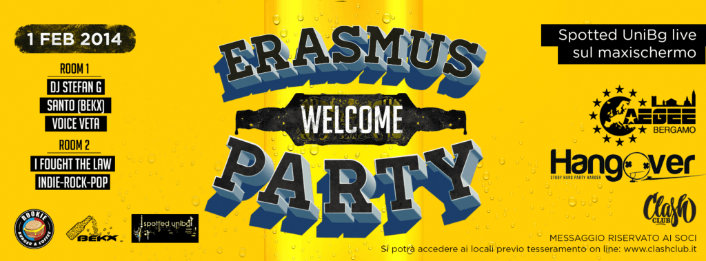 Erasmus Welcome Party 2013-14 -  2° Semestre